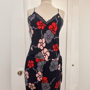 Josie Natori Floral Print Women's jumpsuit size M